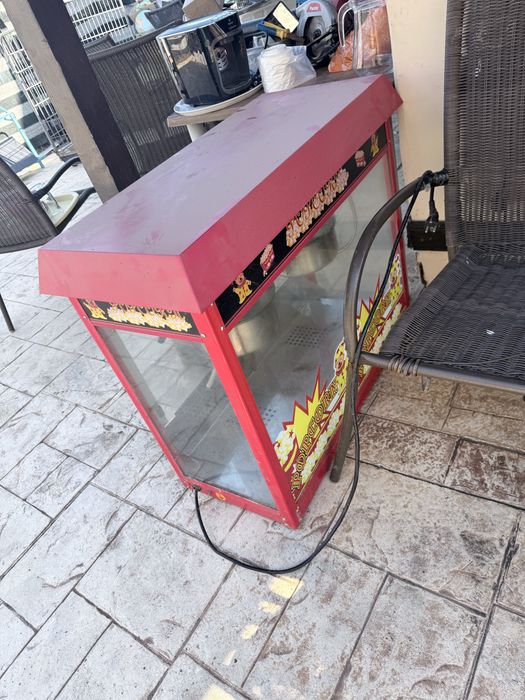 Aparat popcorn dublu
