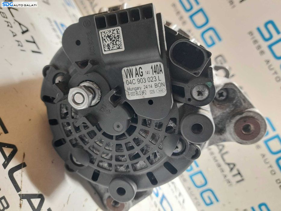 Alternator BOSCH 120A Audi A3 8V 1.5 TFSI DADA 2013 - 2017 Cod 04C903023L [N0168]