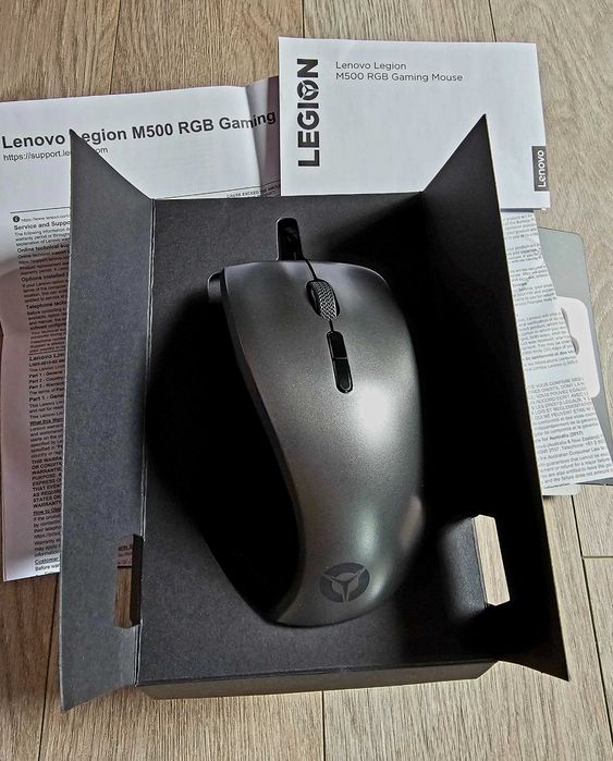 Про гейминг мишка Lenovo M500 RGB 16000 DPI 7 бутона 1ms Omron