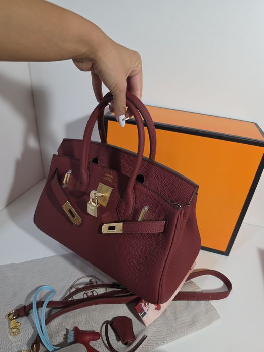 Налична чанта Hermes Birkin Rouge H