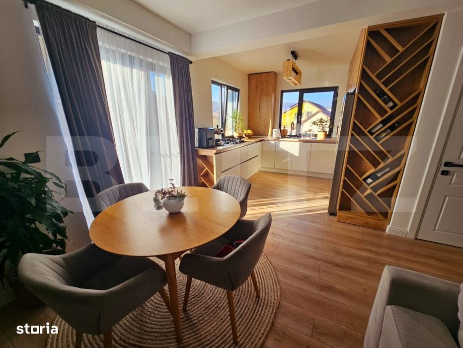 Duplex de vanzare, 120 mp, 305 mp teren, zona Valea Seaca-Popesti