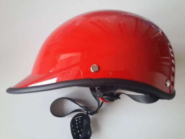 Каска канче за чопър скутер ретро рокер градска каска хитлерка мото