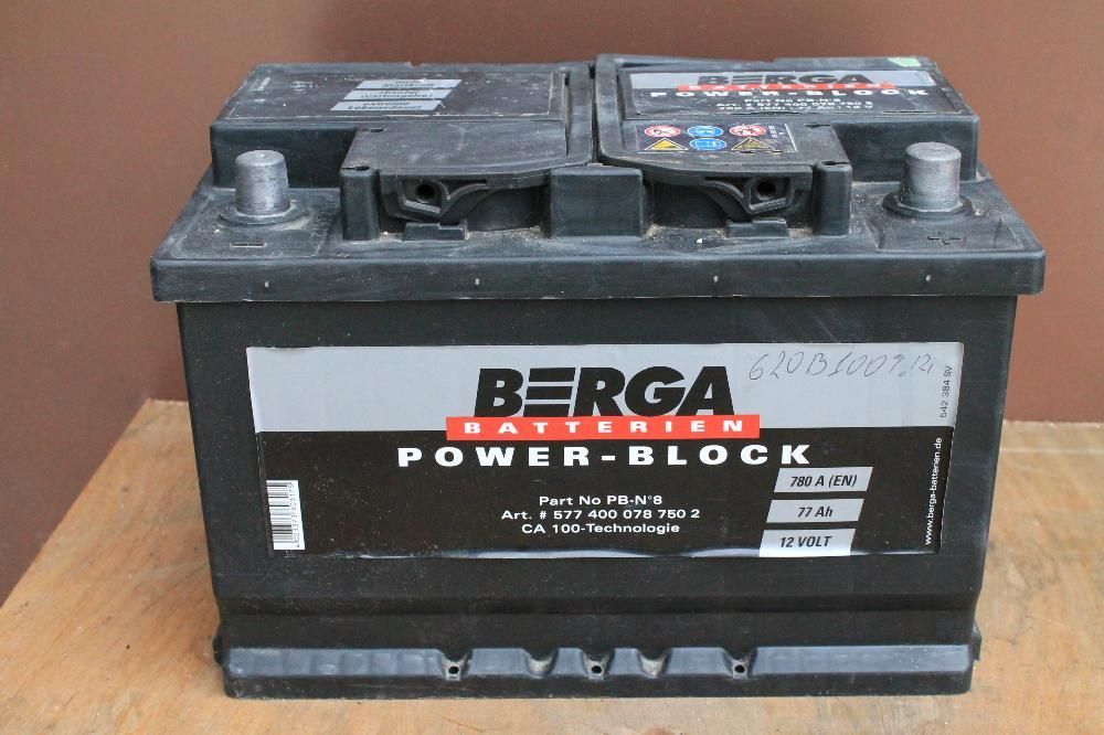 акумулатор 77ач,берга,германия,гаранция
