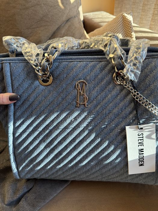 Дънкова чанта Steve Madden