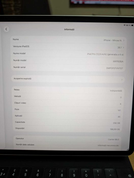 OFERTA !!! iPad Pro 12'9 inch gen.4 Wifi + cellular. Magic Keyboard