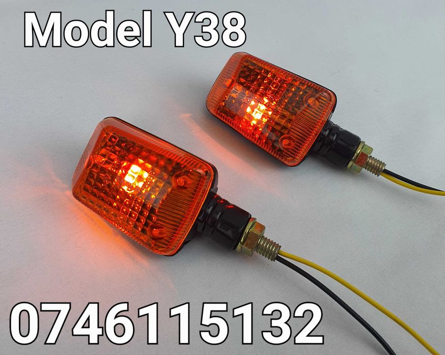 Moto Motocicleta Atv Scuter-Semnalizare-Semnalizari Cu Bec Normal- Y38