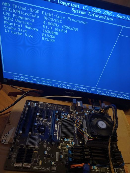 Placa de baza MSi 7699 socket AM3+, FX, testata