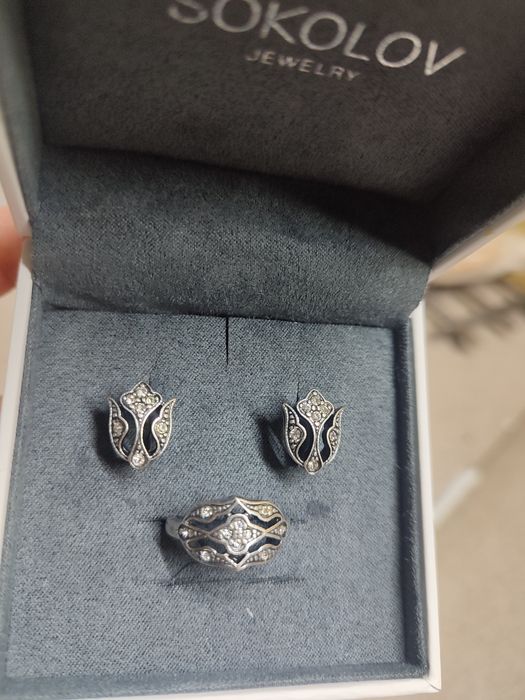 Серебро сережки кольца браслеты