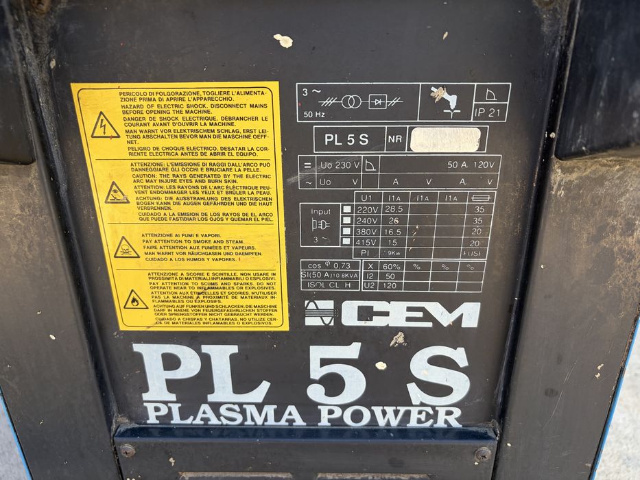 Трифазна плазма за рязане Cem PL 50A