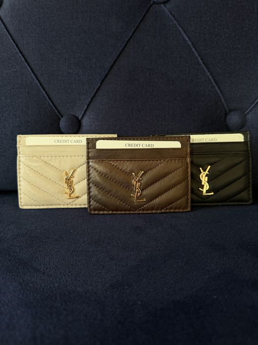 Картхолдър YSL Chanel естествена кожа