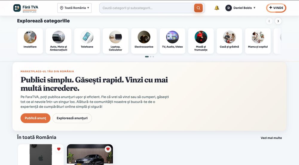 Creare site web / website landing page / magazin online ECOMMERCE / Aplicatii B2B / Platforme online / Aplicație Android IOS / SEO / Google ADS