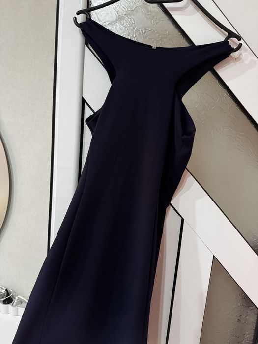 Дамска тъмно синя рокля