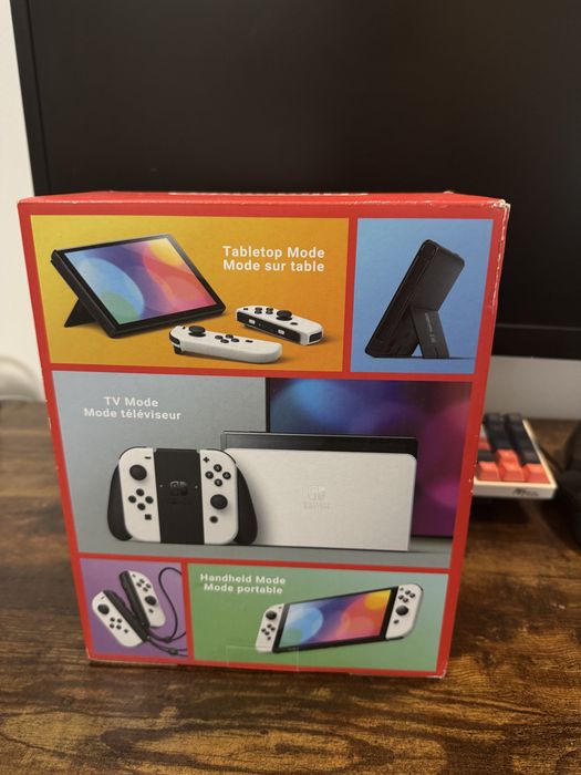 nintendo switch oled alb