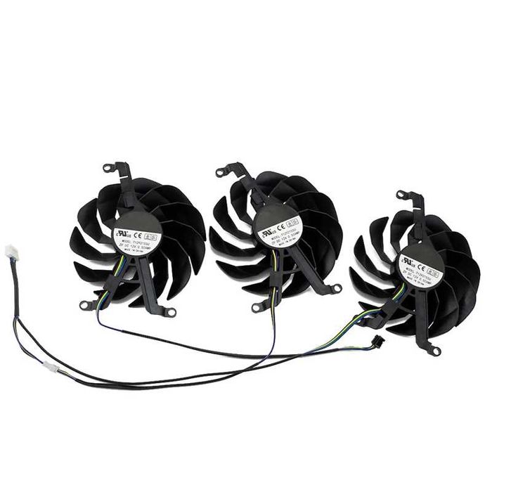 SetVentilatoare T129215SU GALAX RTX 3060/3090 METALTOP 90mm4PINI/6PINI
