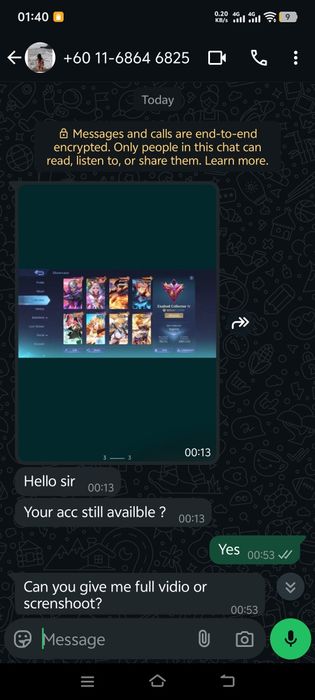 Mobile legends аккаунт