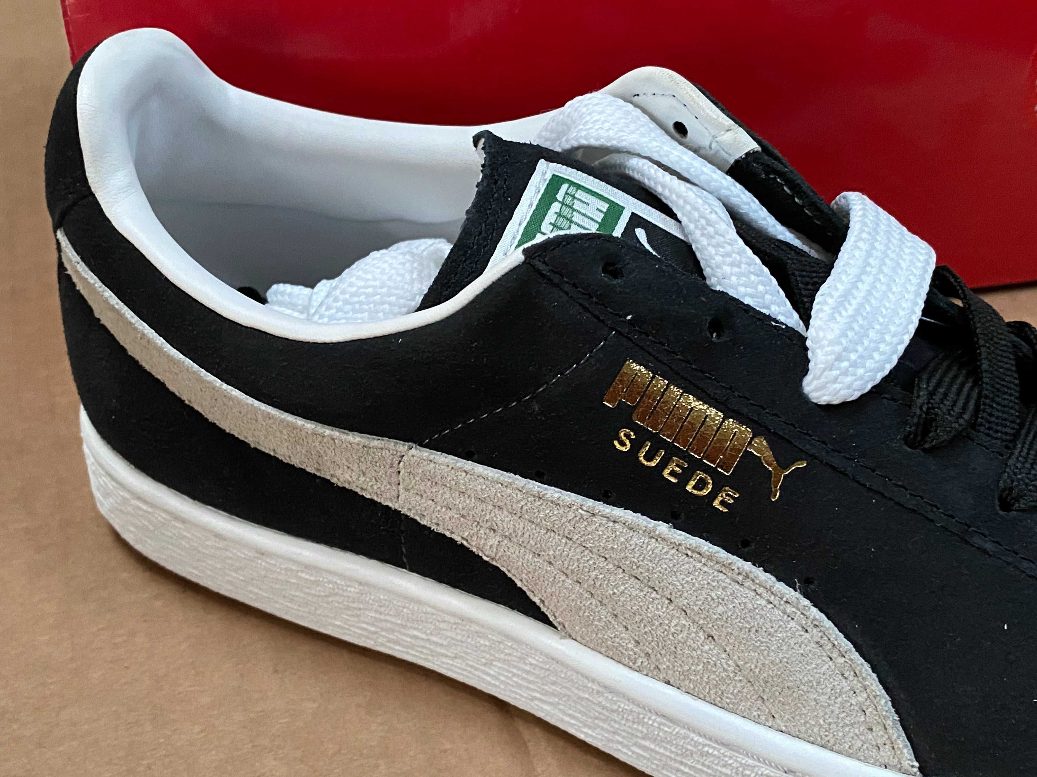 Puma classic sale black and white