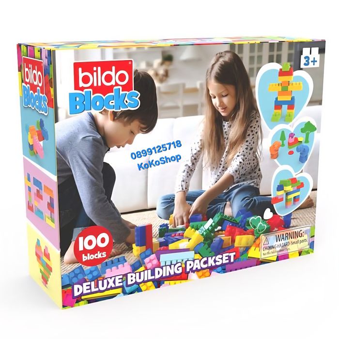 Детски конструктор-100 части/строителен комплект