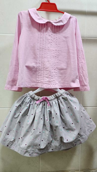 Юбка , блузка Mothercare