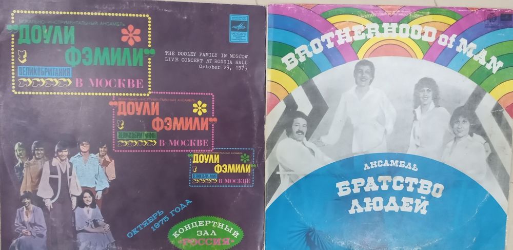 Виниловые пластинки.