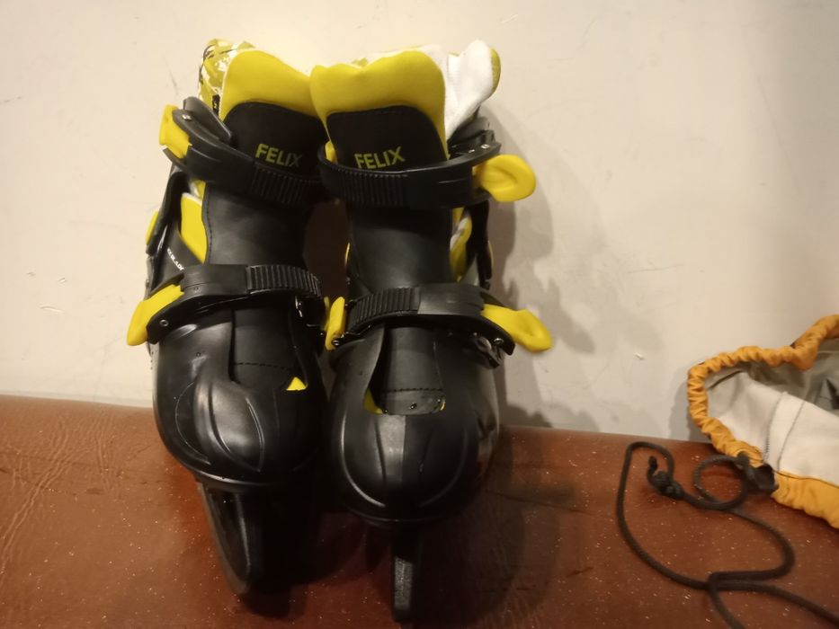 Коньки раздвижные 33/36 новые