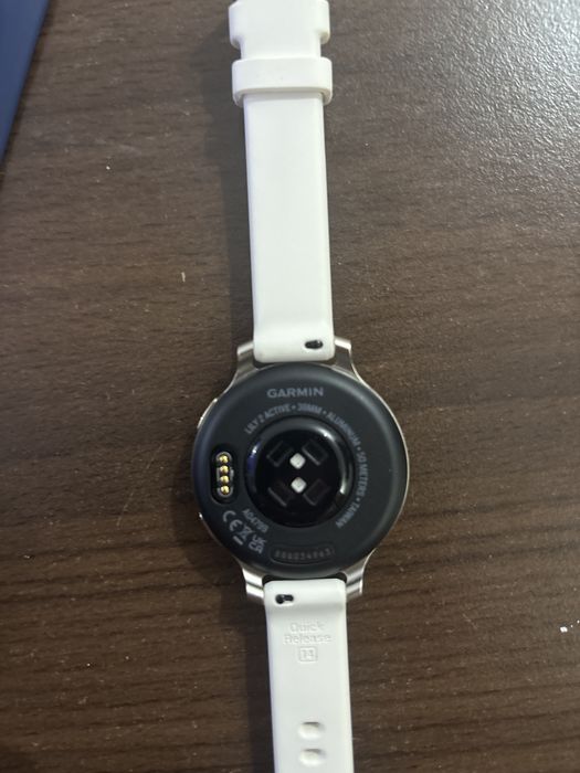 Smartwatch Garmin Lily 2, 35mm, curea silicon, Cream Gold/Coconut