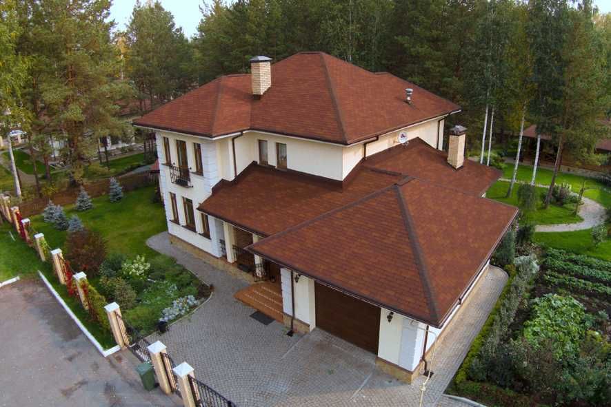 кровля Гибкий черепица Ондулин крыша тегола катепал