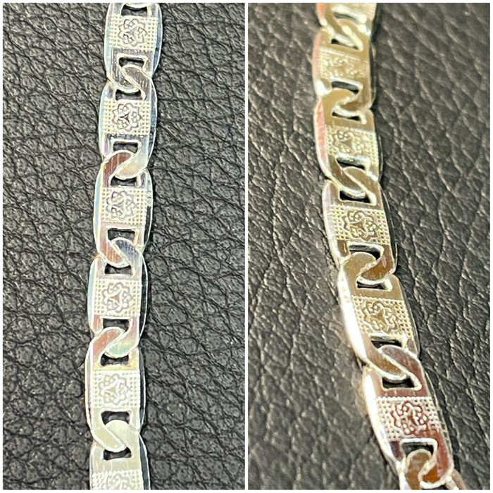 Сребърно ланче ланец чисто нов синджир 925 silver lanec lanche sinjir