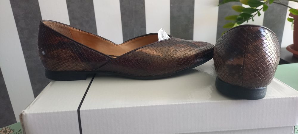 Балетки кожаные Ecco