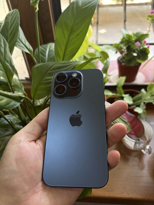 Iphone 15 pro, 256gb, 85%, 2 sim, синий