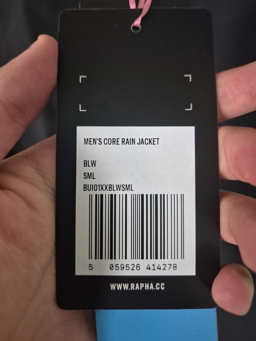 Rapha Core Rain Jacket S – Geacă impermeabilă ciclism, neagră, nouă