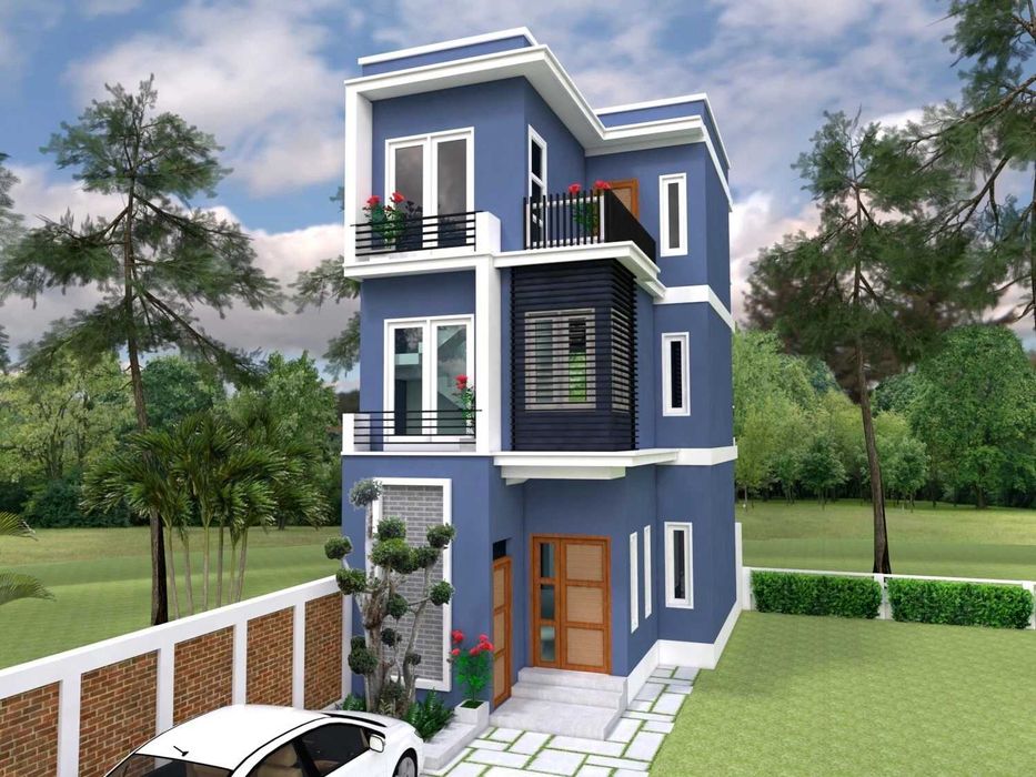 НА ИЗПЛАЩАНЕ - Триетажна сглобяема къща с 2 спални, 120 кв. м