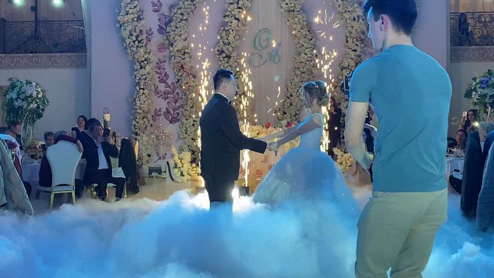 Тяжелый дым на свадьбу.