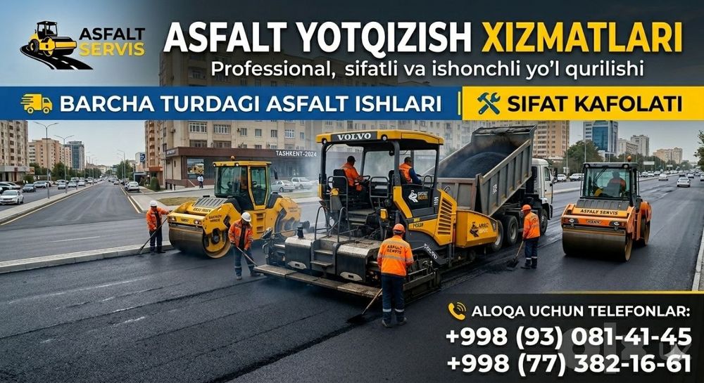 Asfalt xizmatlari