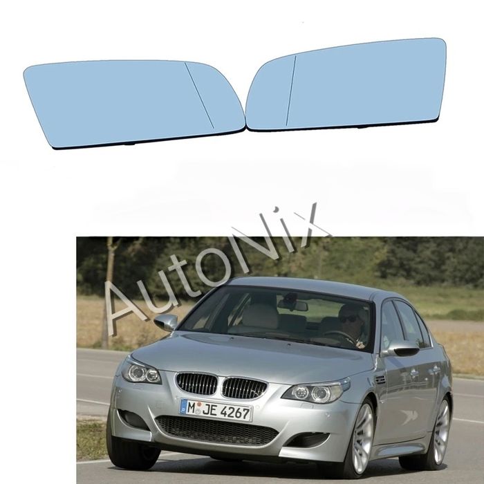 Стъкло за огледало за BMW 5 E60 E61 тонирано за бмв е60 е61 с подгрев