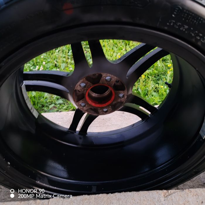 Set Complet Jante Motec R18 Bicolore cu Anvelope All Season Nexen