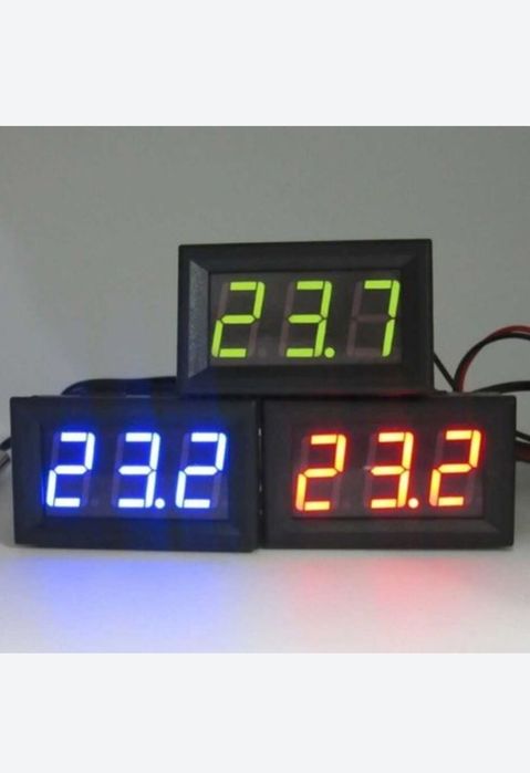 Термометр цифровой Led (DS5-12 вольт)