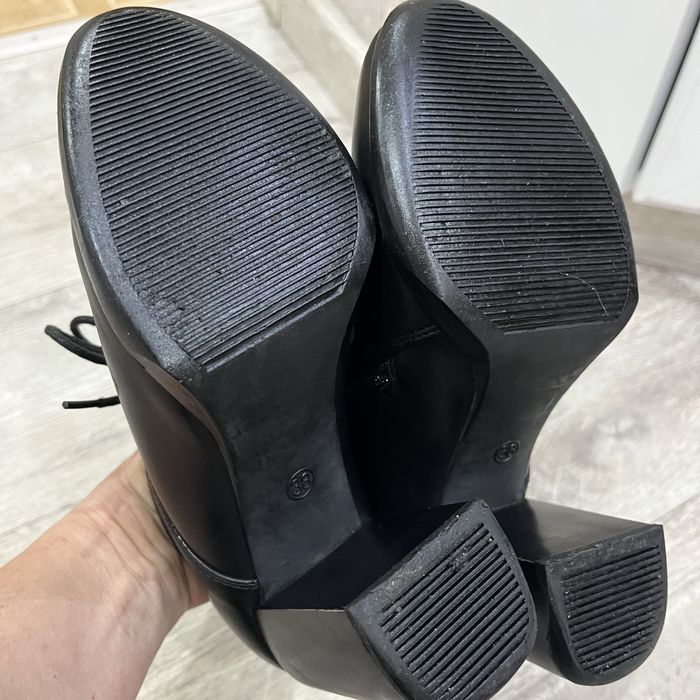 Ботильоны кожаные