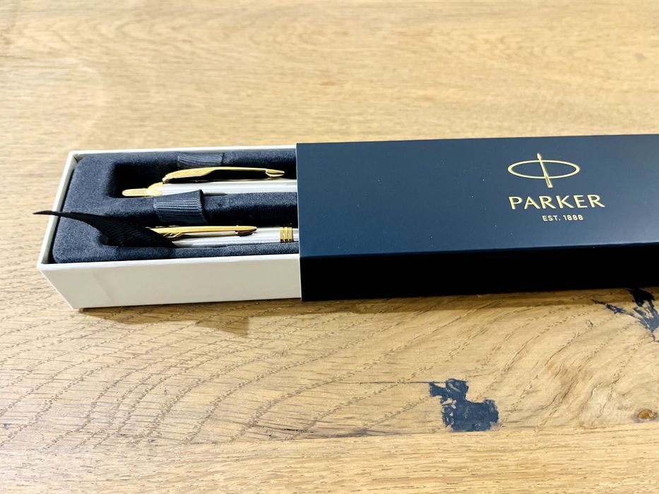 Комплект Parker IM Brushed Metal GT, Химикалка и ролер, и пълнител