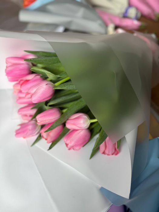 Тюльпаны в наличии Астана на 8 марта