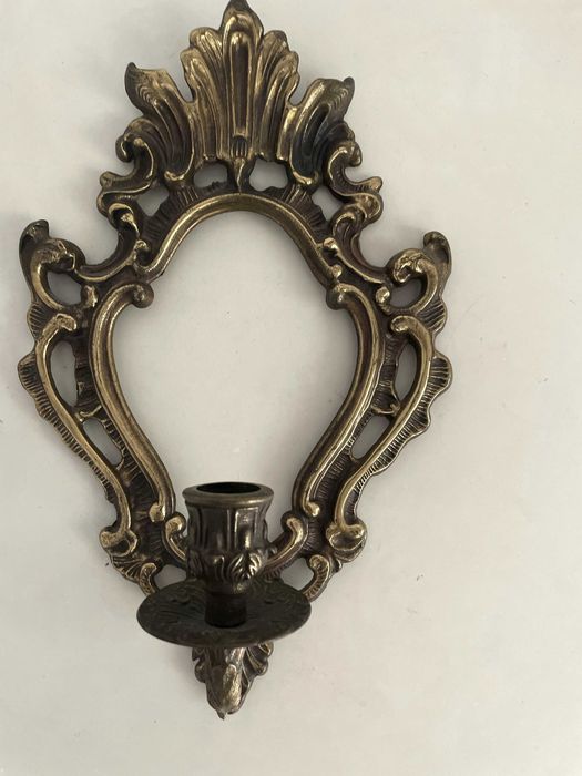 Aplica IULIMINAT perete bronz sec XIX Italia, lucrata manual