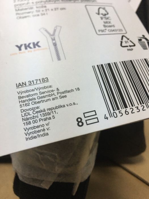 Geantă din piele naturală nouă