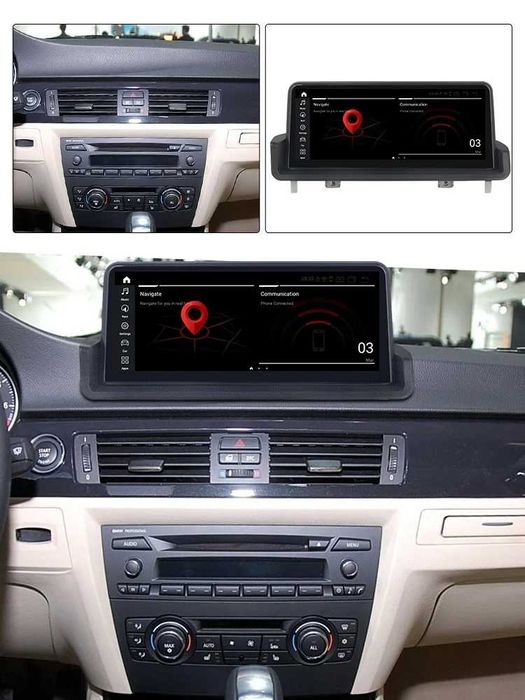 Navigatie BMW E90 91 92 93 Carplay Android 2GBRAM/64 gb rom/JOYSTICK