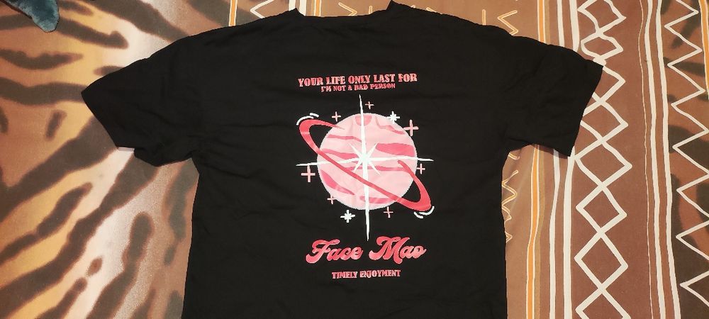 футболка с принтом