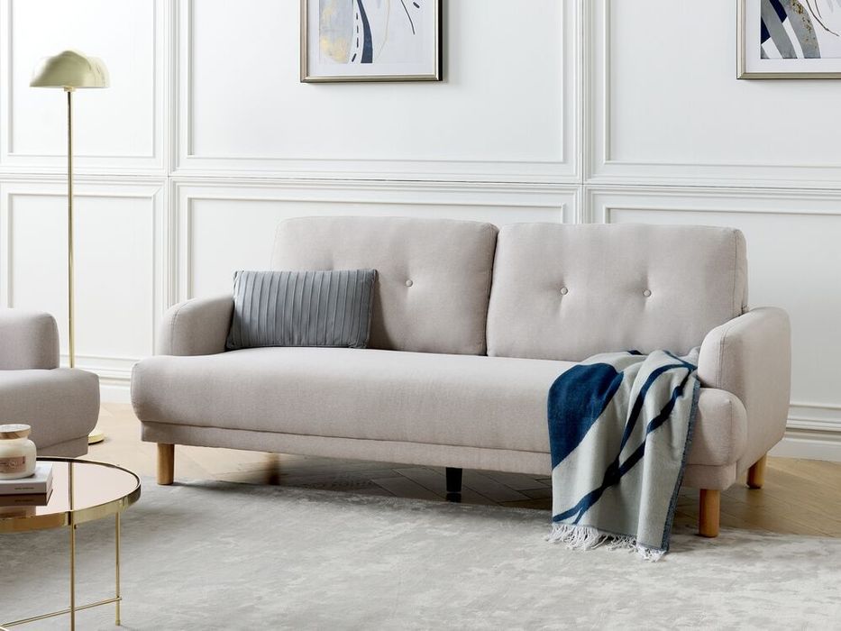 PROMO Canapea fixa TUVE, model scandinav