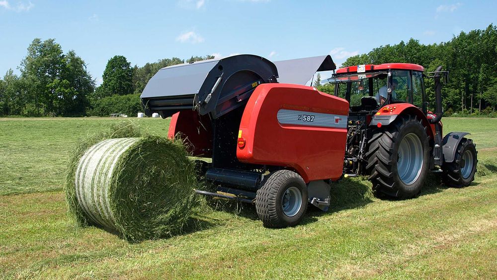 Presa Metal Fach Z 587 an 2023 NOUA Massey Ferguson plasa pickup 2m Krone Bellima Krone KR 130 Claas Rollant 44  Rollant 46 Welger RP 200 Welger RP 12