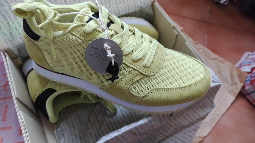 Дамски маратонки естествена кожа