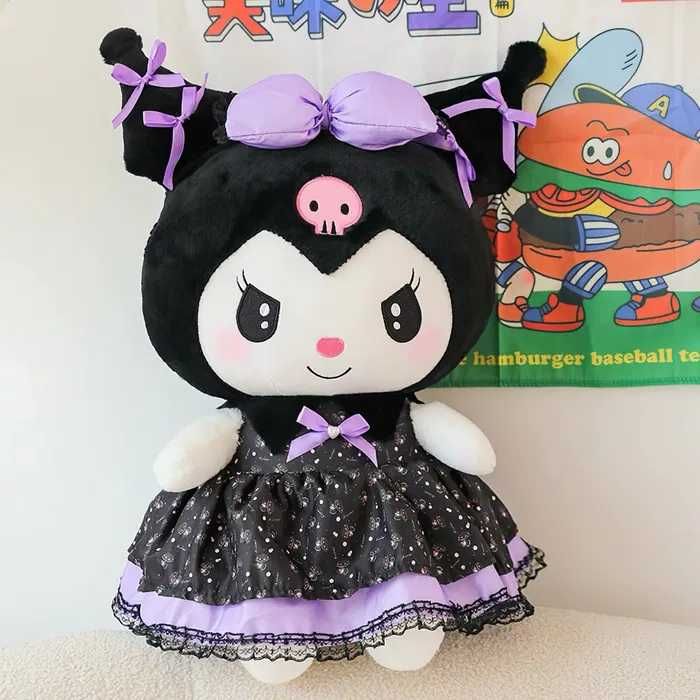 Голяма плюшена играчка Кити Куроми/Hello Kitty Kuromi плюшена играчка