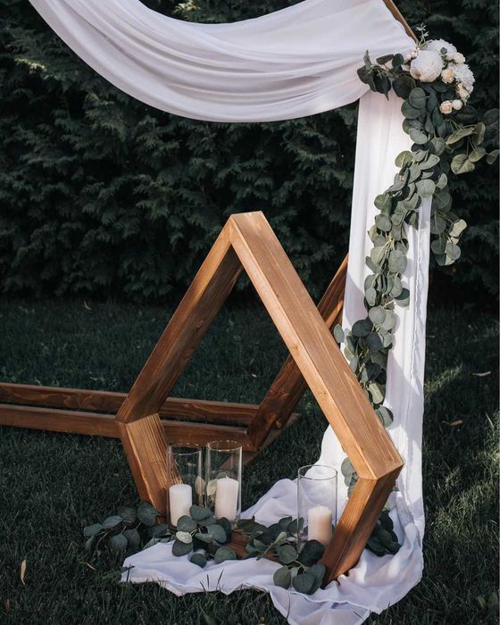 Suport lemn tip flacără