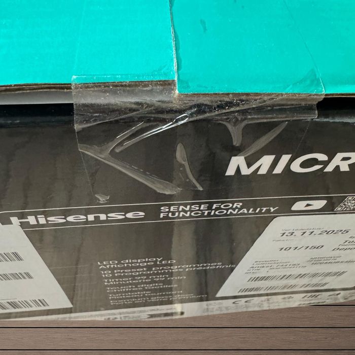 Cuptor cu microunde 20L 700W Hisense H20MOBS4HI – Nou, Sigilat, Inverter