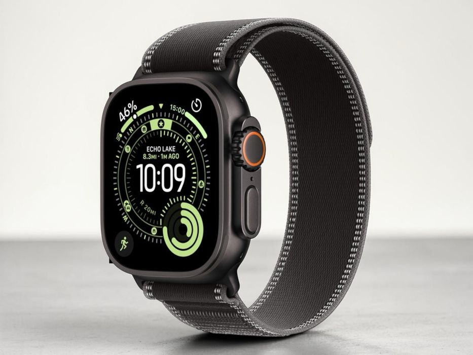 Apple Watch Ultra 3 5G 2025 49mm Black / Natural Titanium Case НЕРАЗПЕЧАТАН! Гаранция!